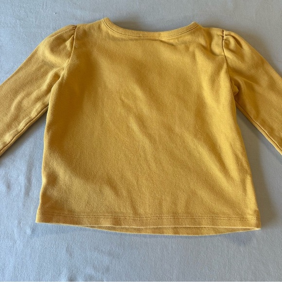 Gymboree - Yellow Squirrel and Sunflower Long Sleeve Tee - Picture 4 of 6